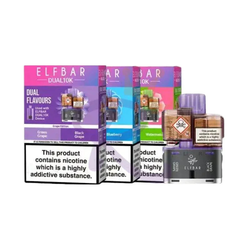 elf bar refills Dual 10k Refill Pods elfbar refill ElfBar ELFLIQ Cactus Ice FB Geschmack::Blue Razz Lemonade