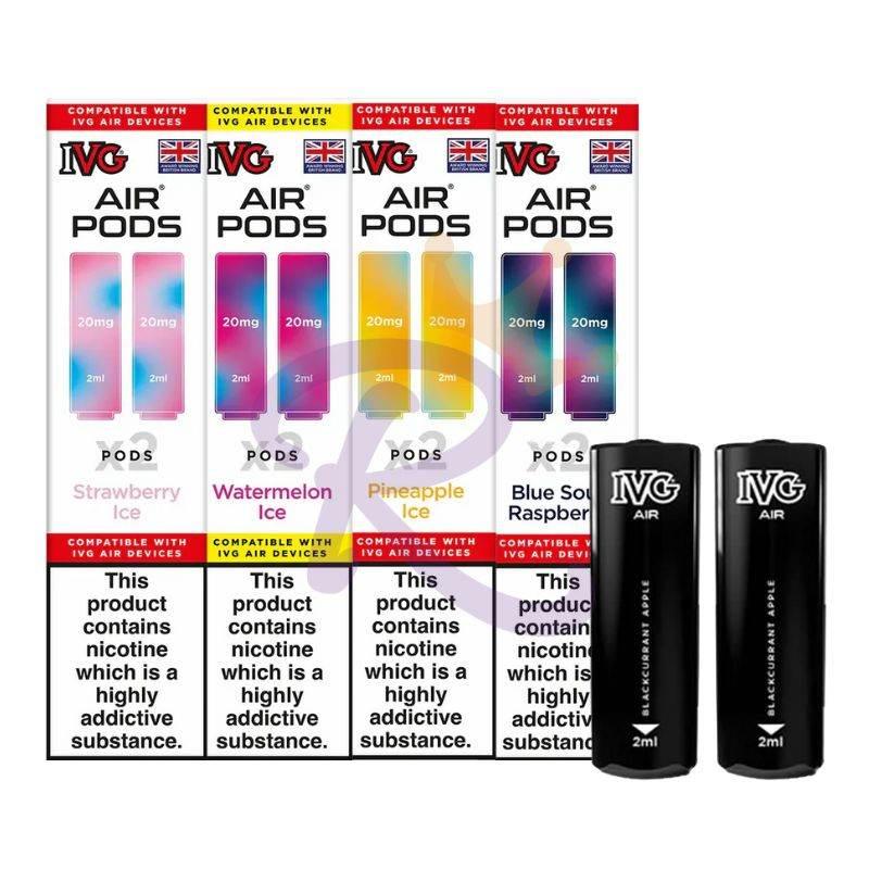 IVG Air Prefilled Pods 2x2ml 20mg - 4.49 Any 7 for 25 IVG Air Prefilled Pods 2x2ml 20mg - 4.49 Any 7 for 25