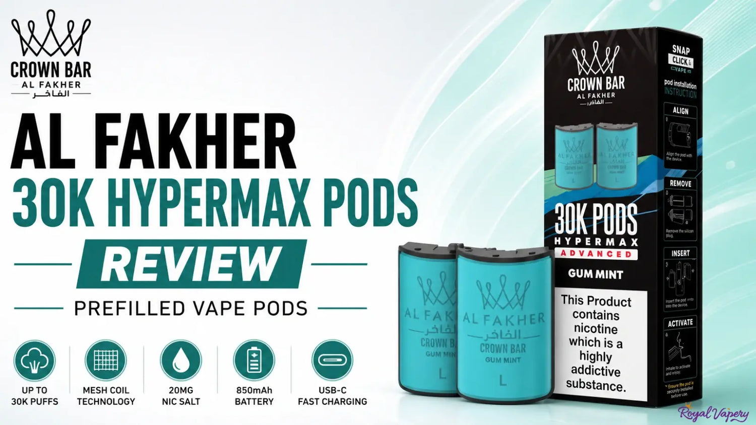 Review About Al Fakher 30k Hypermax Pods
