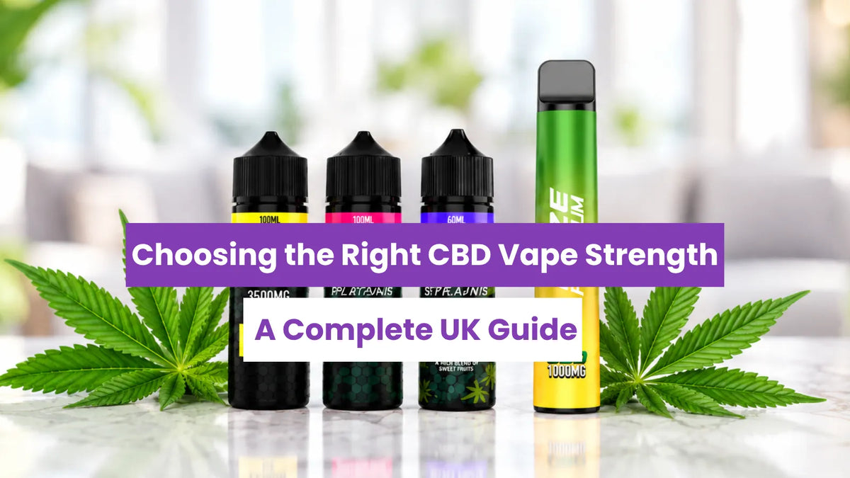 Choosing the Right CBD Vape Strength UK Guide