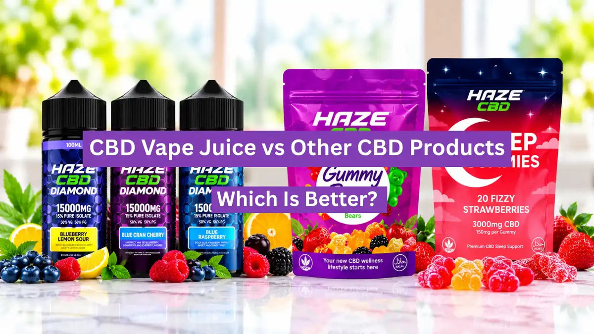 CBD Vape Juice vs Other CBD Products: Which Is Better?