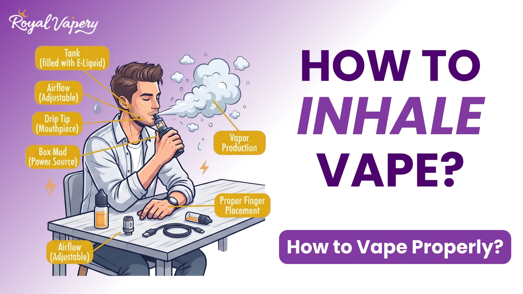 How to Vape Properly: Beginner Guide to Setup, Inhaling, and Using
