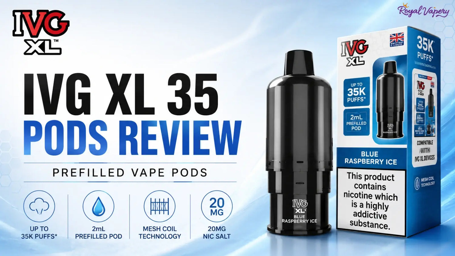 IVG XL 35 Pods Review: Are They Worth Buying?