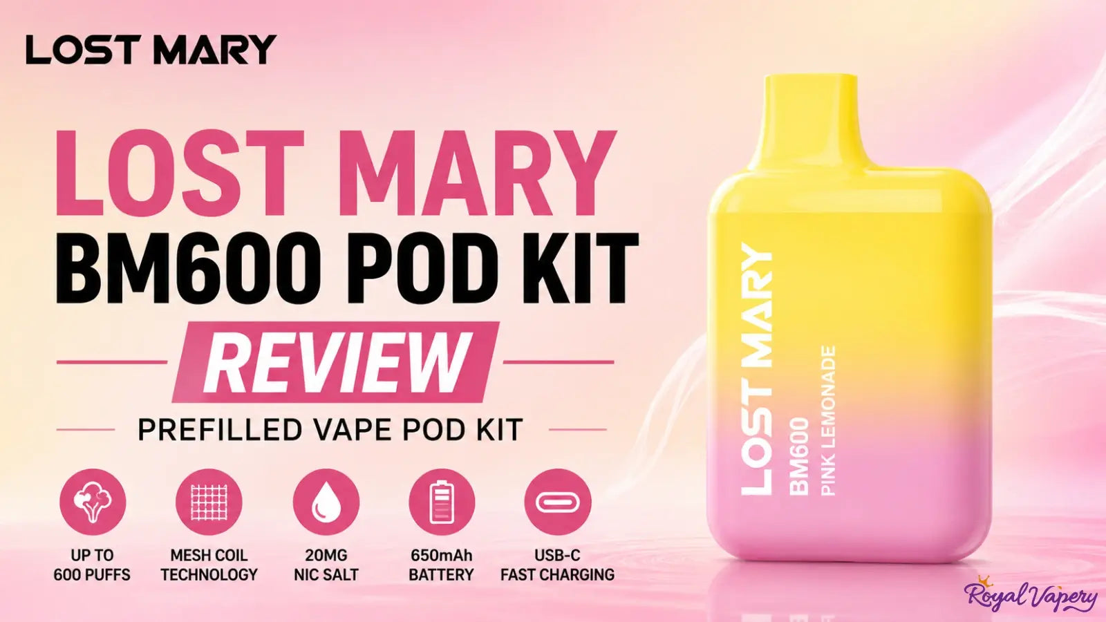 Lost Mary BM600 Review Summary