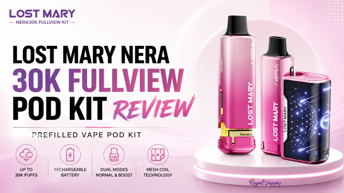 Lost Mary Nera 30K Fullview Vape Kit Review