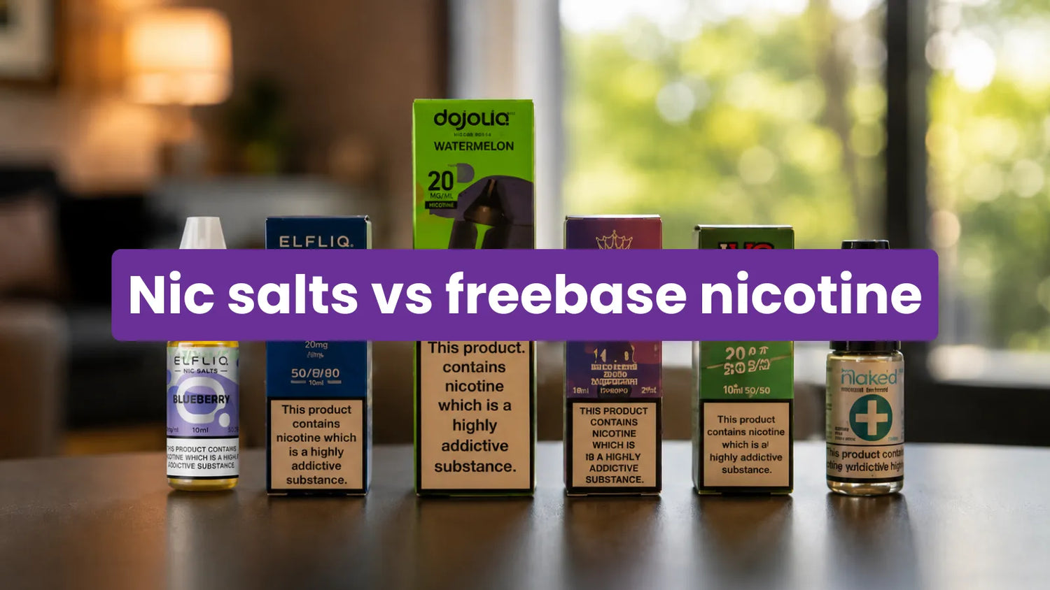 Difference Between Nic Nalts And Freebase Nicotine