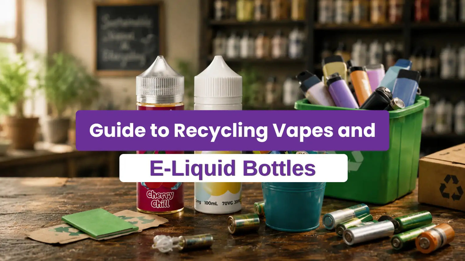 Guide to Recycling Vapes and E-Liquid Bottles