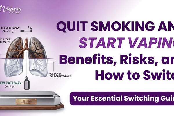 Quit Smoking and Start Vaping: Benefits, Risks, and How to Switch