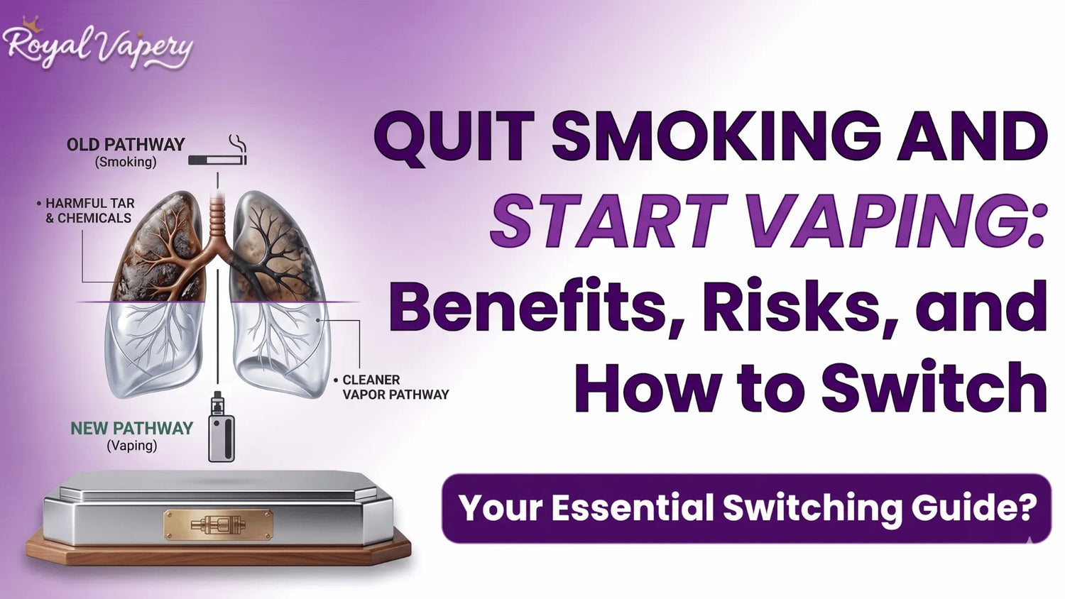 Quit Smoking and Start Vaping: Benefits, Risks, and How to Switch