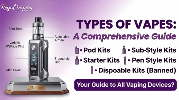 Types of Vapes: Guide to Disposable, Pod, Pen, Mod and More