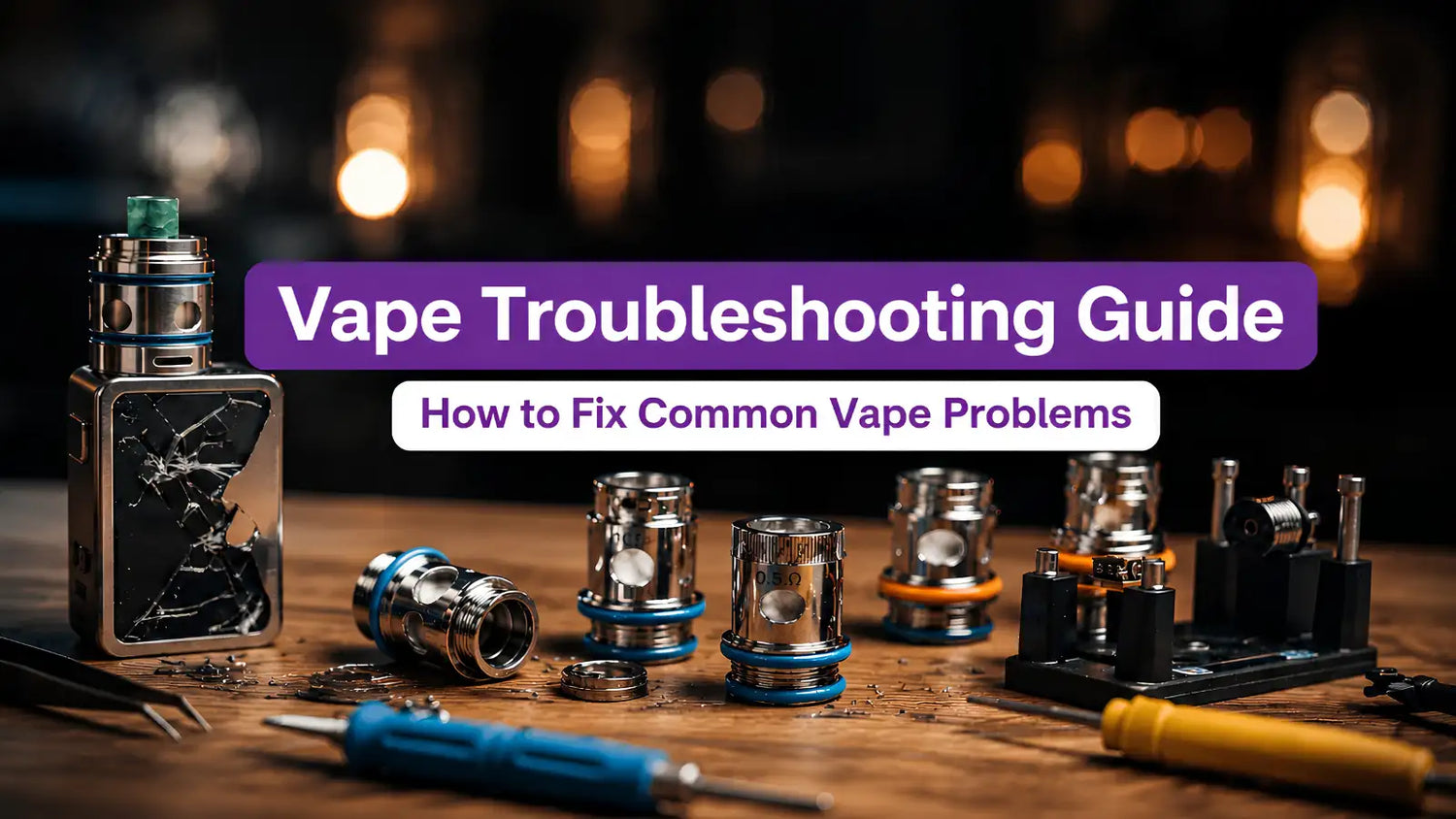 Vape Troubleshooting Guide: How to Fix Common Vape Problems