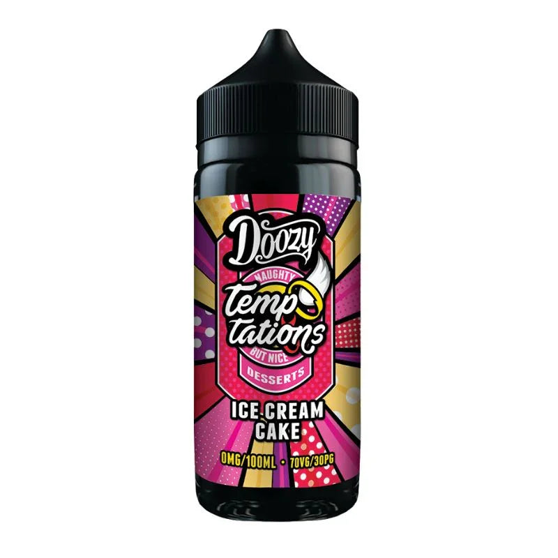 Doozy Temptations Vape Liquid Ice Cream Cake Flavour