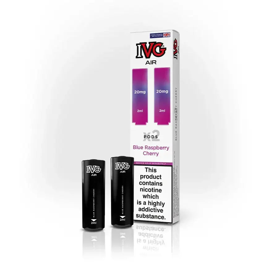 IVG Air Pods Blue Raspberry Cherry Flavour