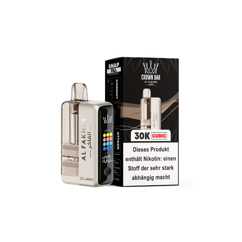 Al Fakher 30k Cubic Vape Kit Stain Gold Flavour