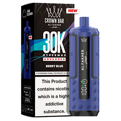 AL Fakher 30k Hypermax Vape Kit Berry Blue Flavour