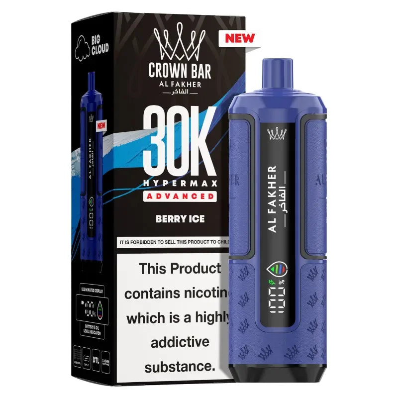 AL Fakher 30k Hypermax Vape Kit Berry Ice Flavour