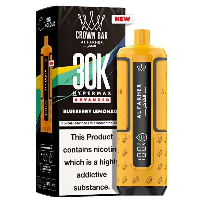 AL Fakher 30k Hypermax Vape Kit Blueberry Lemonade Flavour