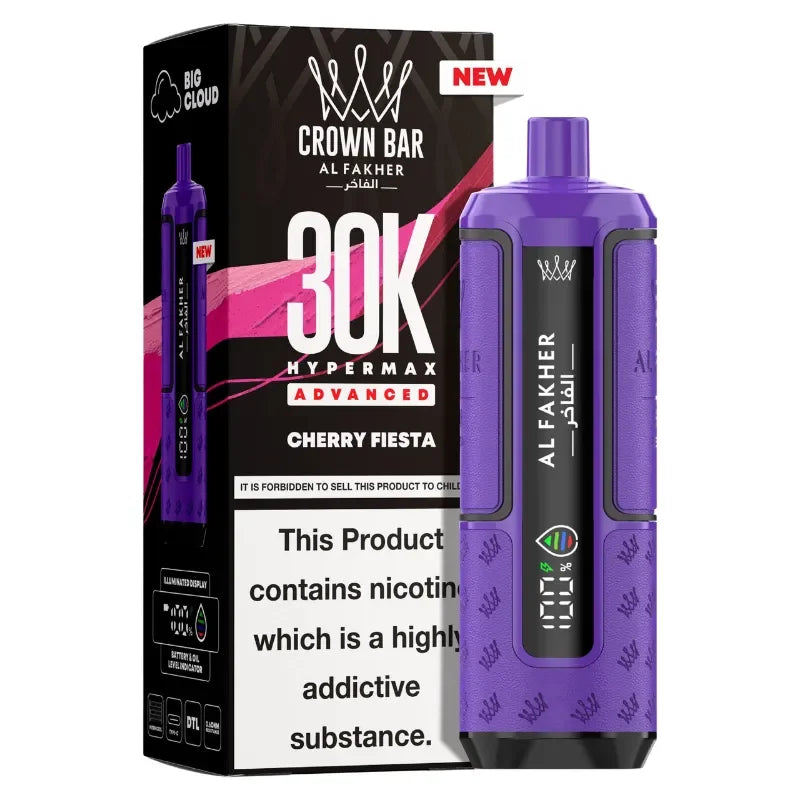 AL Fakher 30k Hypermax Vape Kit Cherry Fiesta Flavour