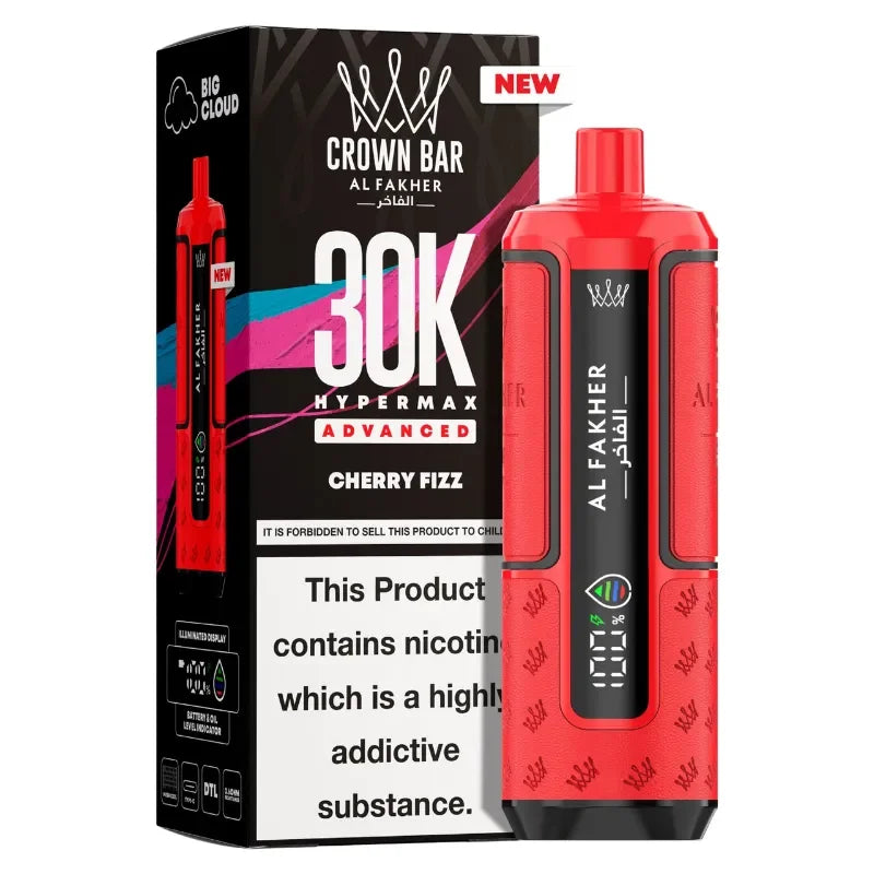 AL Fakher 30k Hypermax Vape Kit Cherry Fizz Flavour