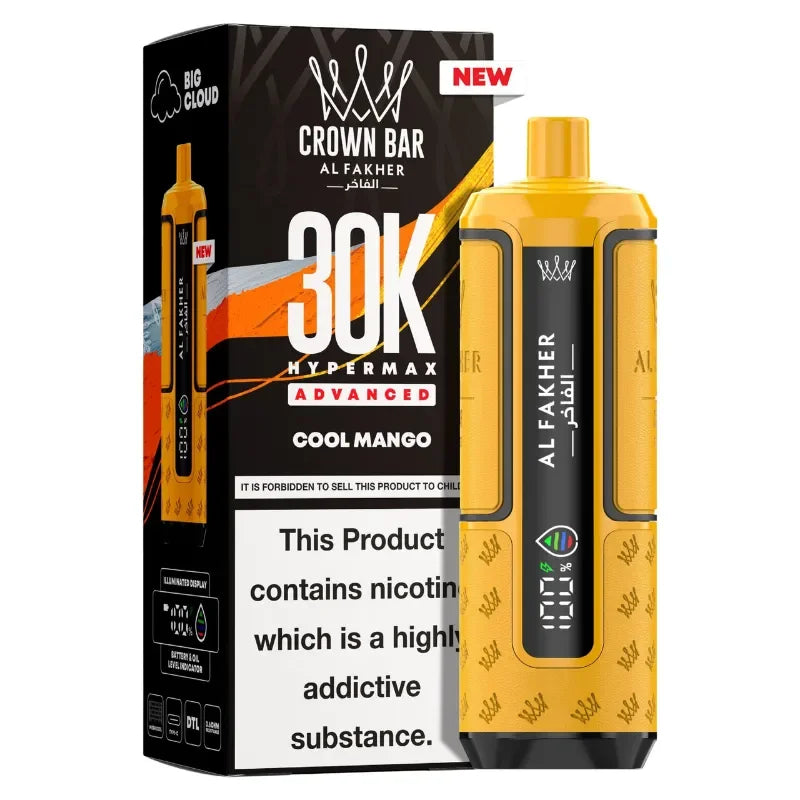 AL Fakher 30k Hypermax Vape Kit Cool Mango Flavour