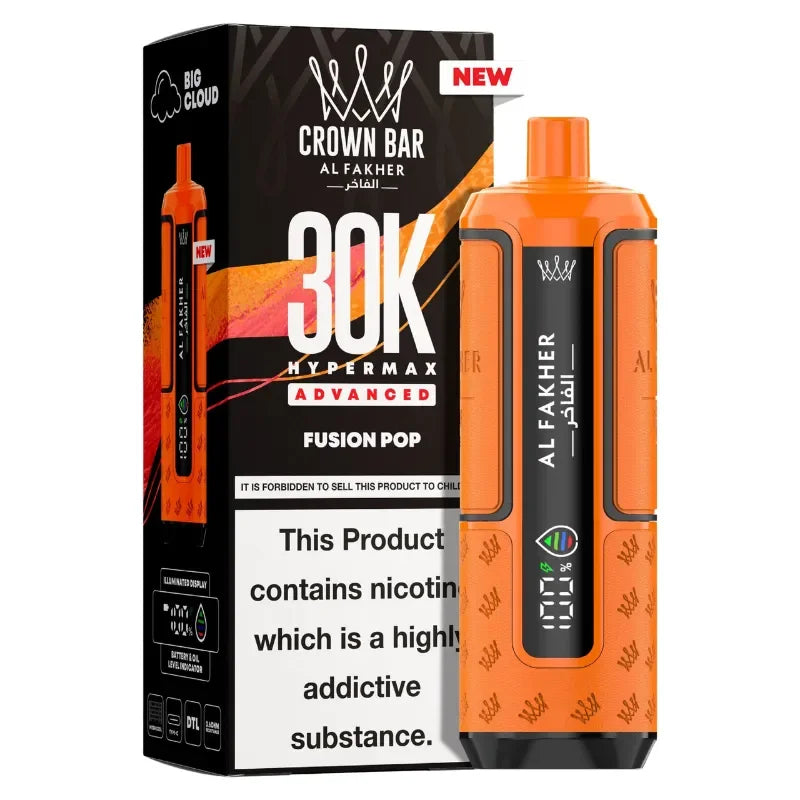 AL Fakher 30k Hypermax Vape Kit Fusion Pop Flavour