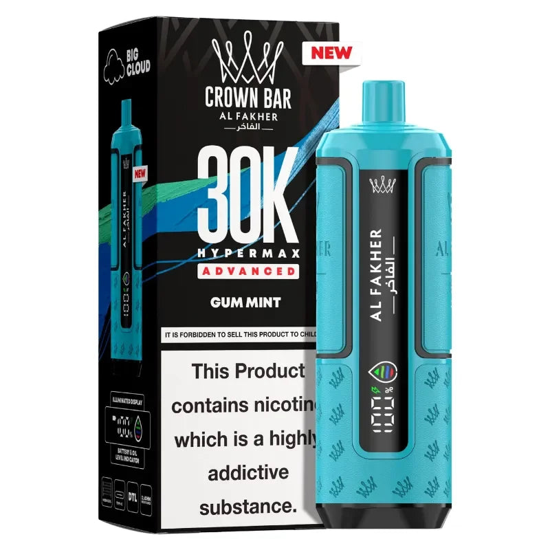 AL Fakher 30k Hypermax Vape Kit Gum Mint Flavour