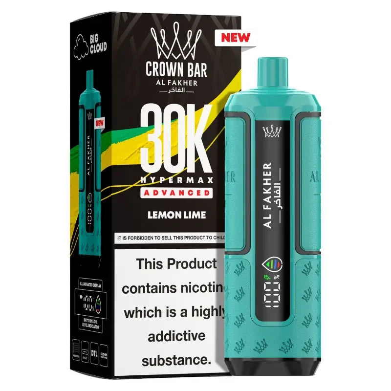 AL Fakher 30k Hypermax Vape Kit Lemon Lime Flavour