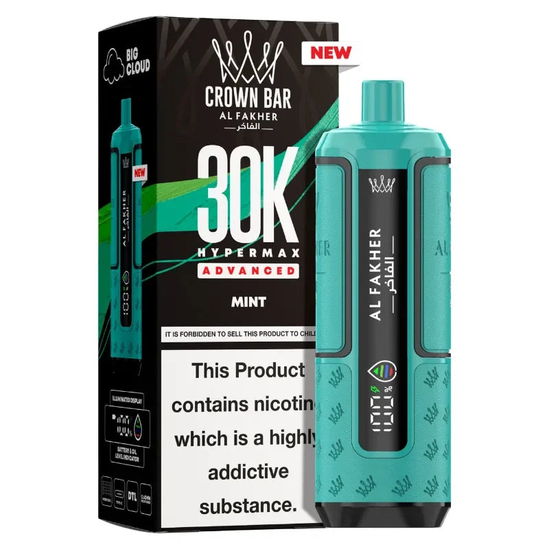 AL Fakher 30k Hypermax Vape Kit Mint Flavour