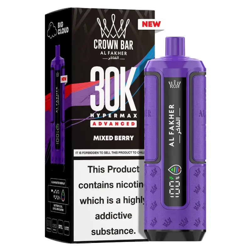 AL Fakher 30k Hypermax Vape Kit Mixed Berry Flavour