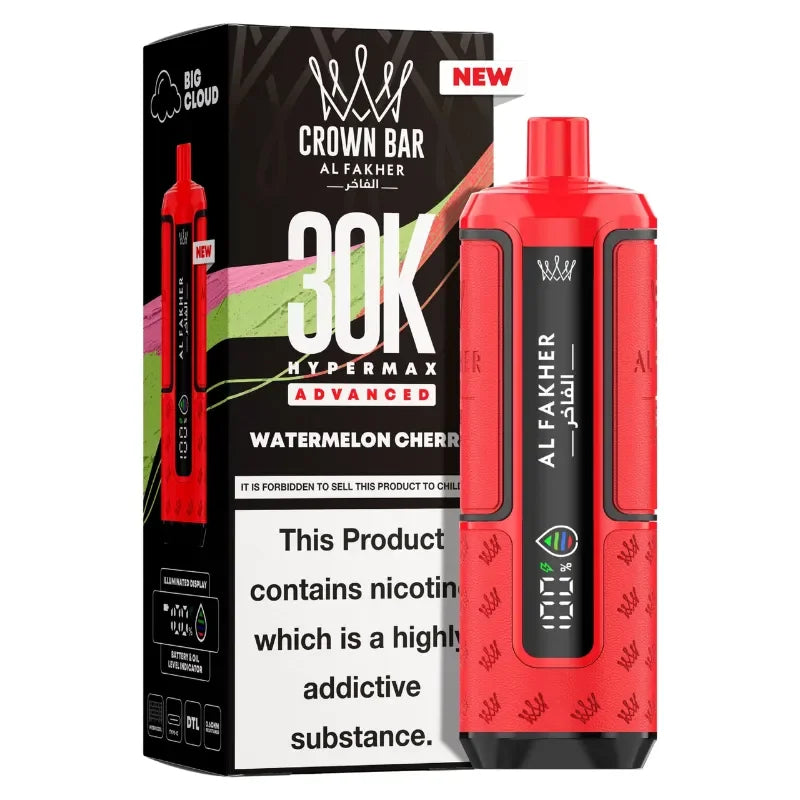 AL Fakher 30k Hypermax Vape Kit Watermelon Cherry Flavour