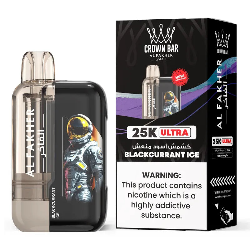 Al Fakher Ultra 25000 Kit Blackcurrant Ice Flavour