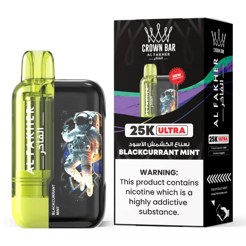 Al Fakher Ultra 25000 Kit Blackcurrant Mint Flavour