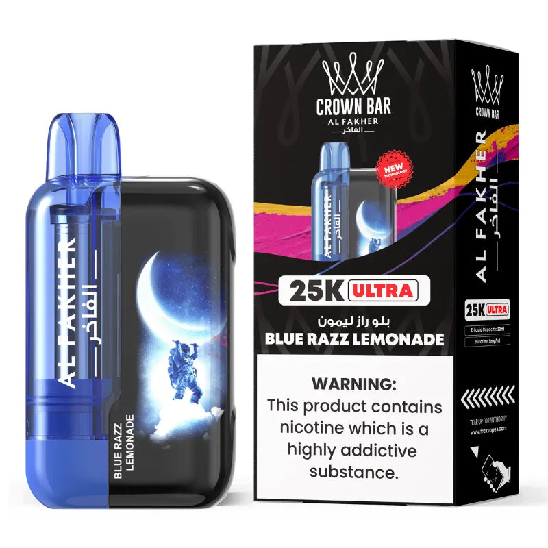 Al Fakher Ultra 25000 Kit Blue Razz Lemonade Flavour