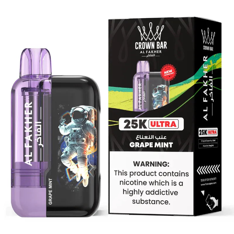 Al Fakher Ultra 25000 Kit Grape Mint Flavour