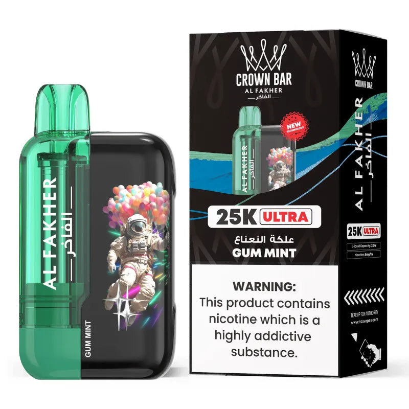 Al Fakher Ultra 25000 Kit Gum Mint Flavour