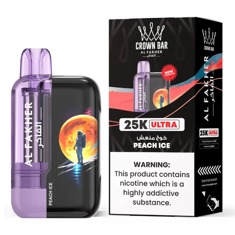 Al Fakher Ultra 25000 Kit Peach Ice Flavour