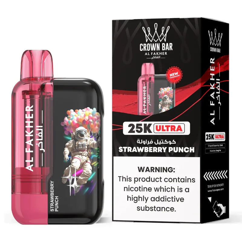 Al Fakher Ultra 25000 Kit Strawberry Pinch Flavour