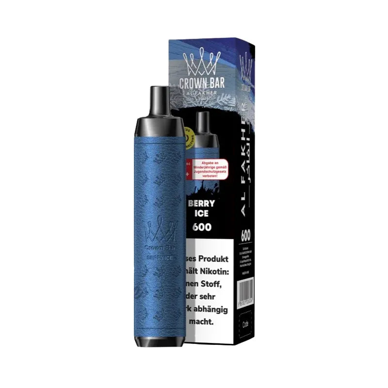 Al Fakher Crown Bar 600 Kit Berry Ice Flavour