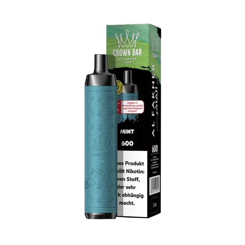 Al Fakher Crown Bar 600 Kit Mint Flavour