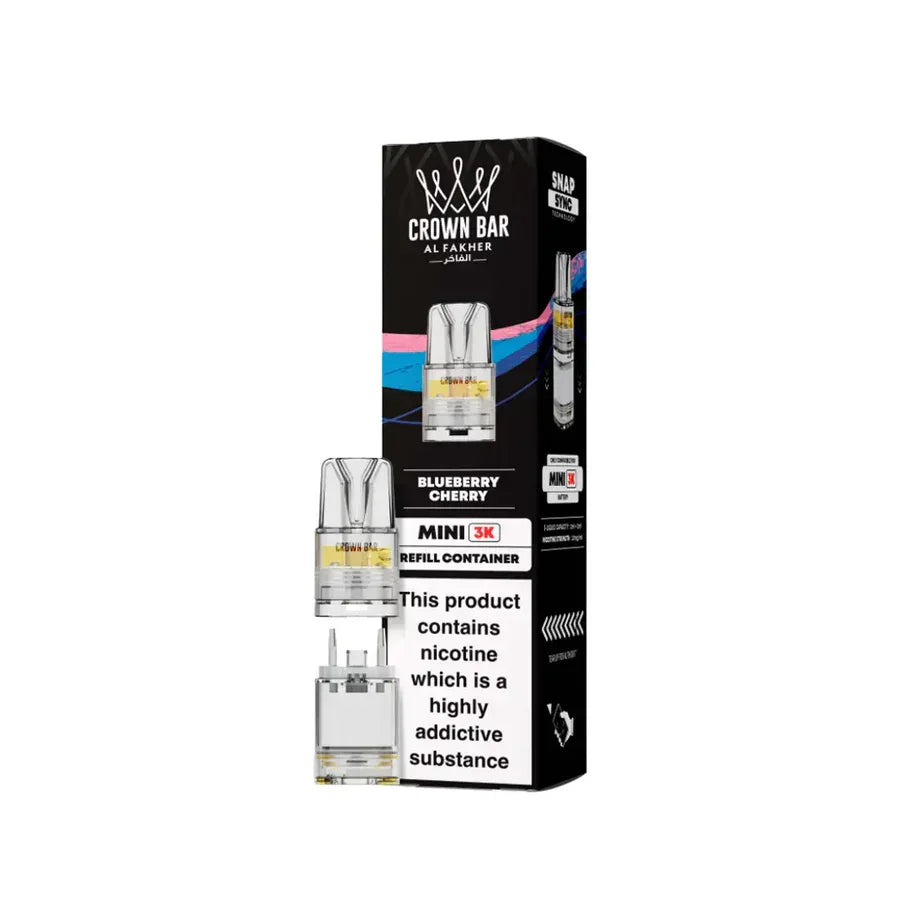 Al Fakher Mini 3000 Pods Blueberry Cherry Flavour