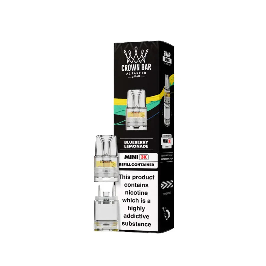 Al Fakher Mini 3000 Pods Blueberry Lemonade Flavour