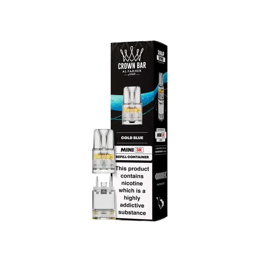 Al Fakher Mini 3000 Pods Cold Blue Flavour