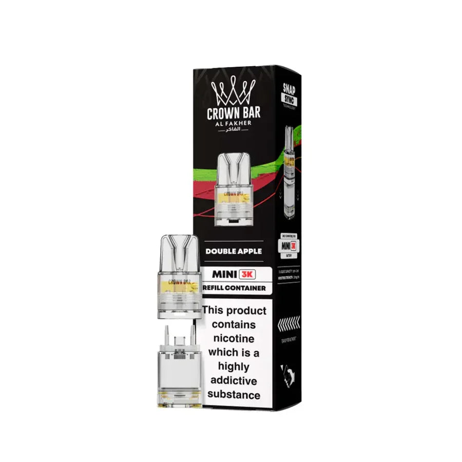 Al Fakher Mini 3000 Pods Double Apple Flavour