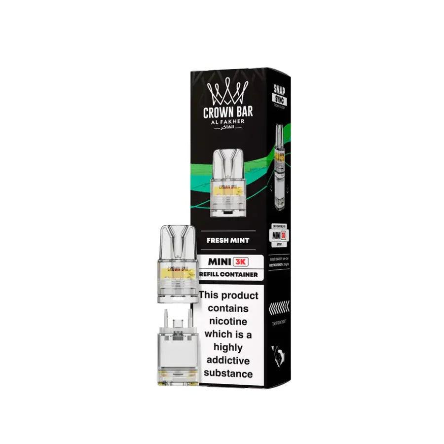 Al Fakher Mini 3000 Pods Fresh Mint Flavour