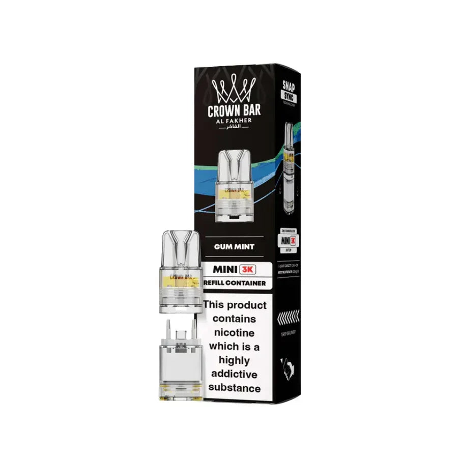 Al Fakher Mini 3000 Pods Gum Mint Flavour