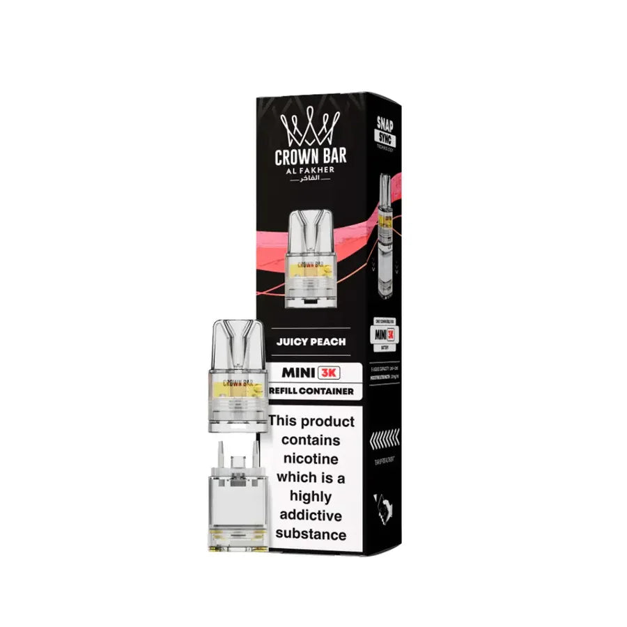 Al Fakher Mini 3000 Pods Juicy Peach Flavour