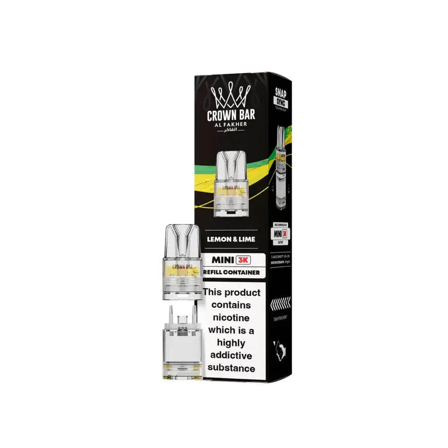 Al Fakher Mini 3000 Pods Lemon & Lime Flavour