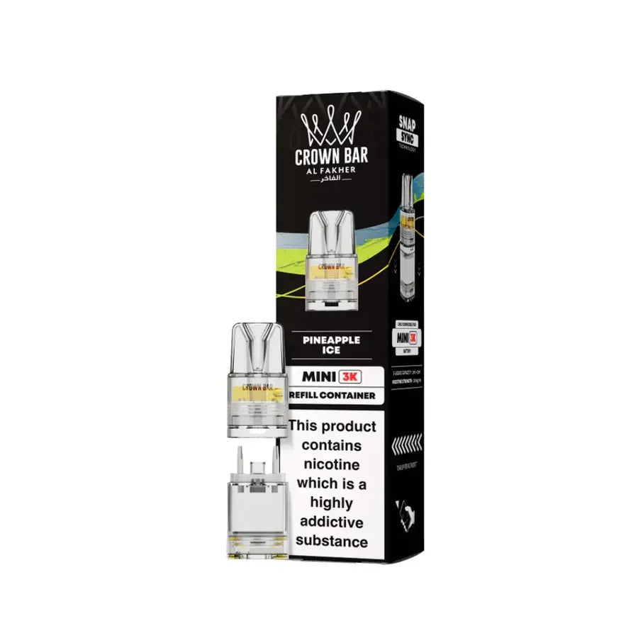 Al Fakher Mini 3000 Pods Pineapple Ice Flavour
