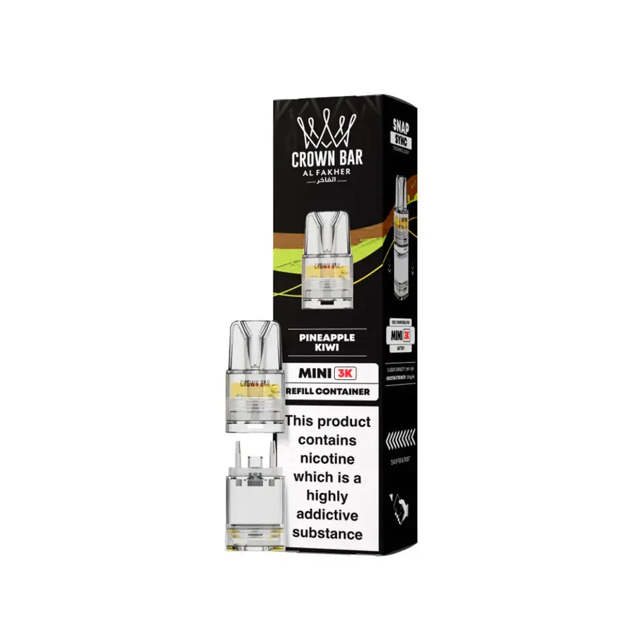 Al Fakher Mini 3000 Pods Pineapple Kiwi Flavour