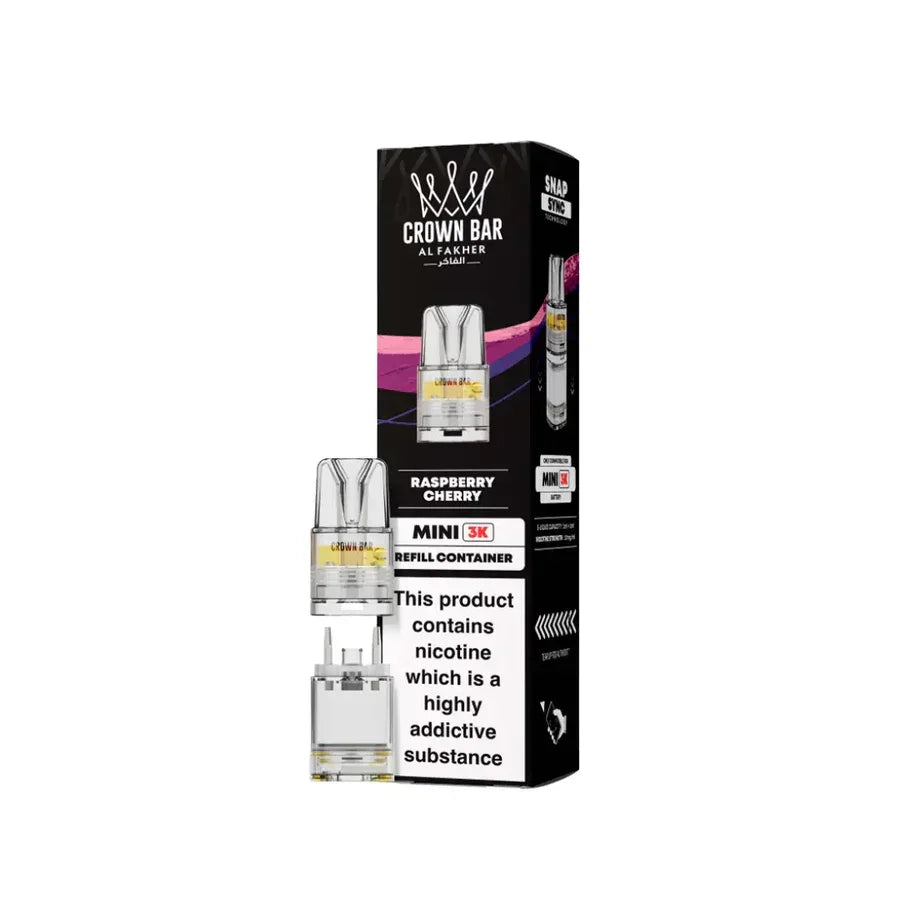 Al Fakher Mini 3000 Pods Raspberry Cherry Flavour